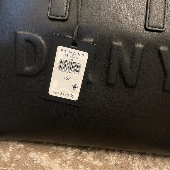 DKNY Tilly SM Zip Tote (Black) - Picture 5 of 9